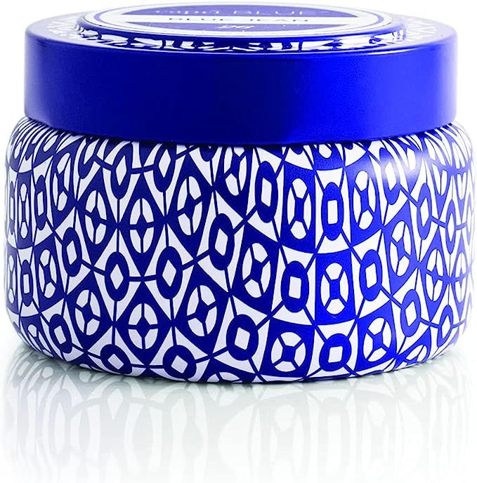 Amazon.com: Capri Blue Scented Candle with Tin Candle Holder - Cotton Wick - Luxury Aromatherapy ... | Amazon (US)