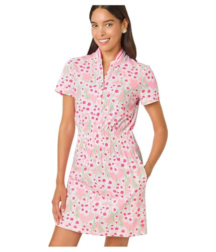 Lilly Pulitzer, Womens, Love Active Dress UPF 50+, Conch Shell Pink Lil Sunny Daisies, Small | Amazon (US)