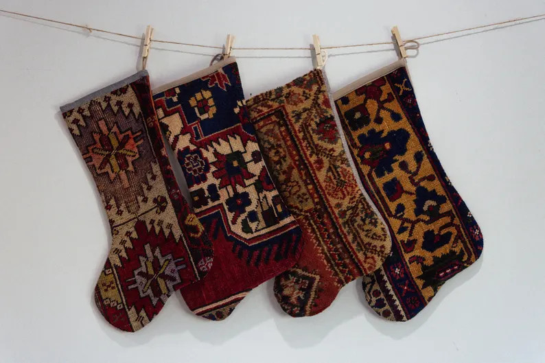 Liverpool Collection Kilim Rug Stocking Vintage Upcycled - Etsy | Etsy (US)