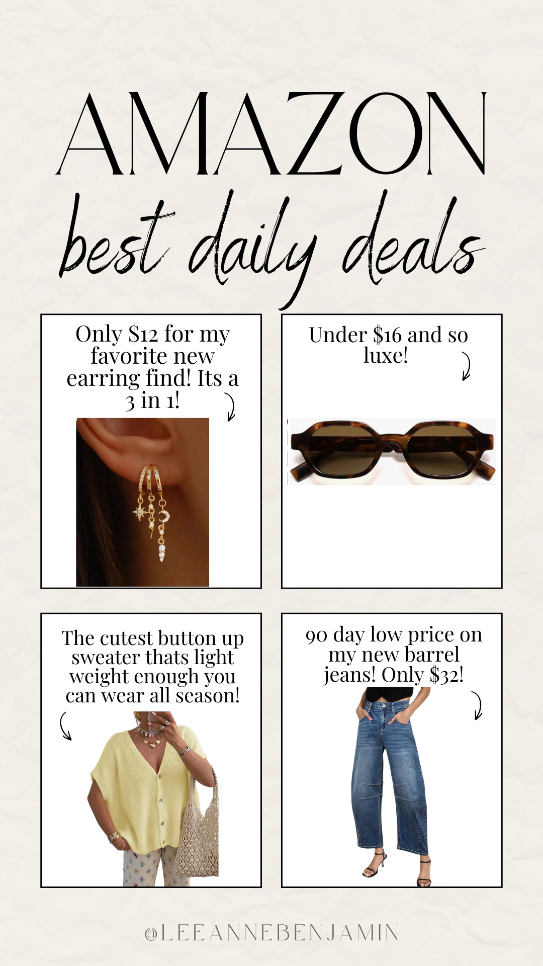 Best daily deals on Amazon today! 

 #LTKdayinmylife #LTKootd #LTKSaleAlert