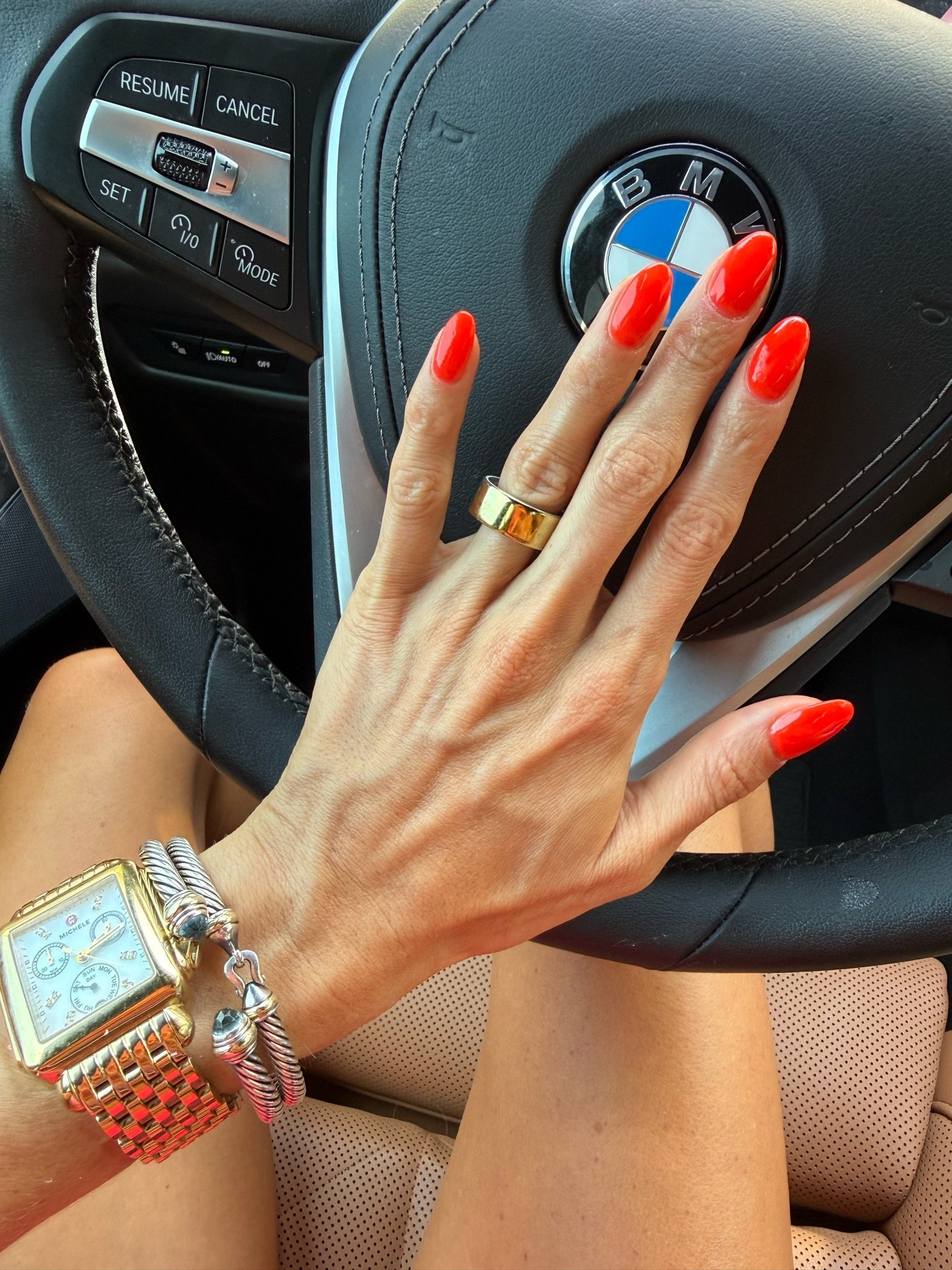 My gold watch and bracelets

#LTKOver40