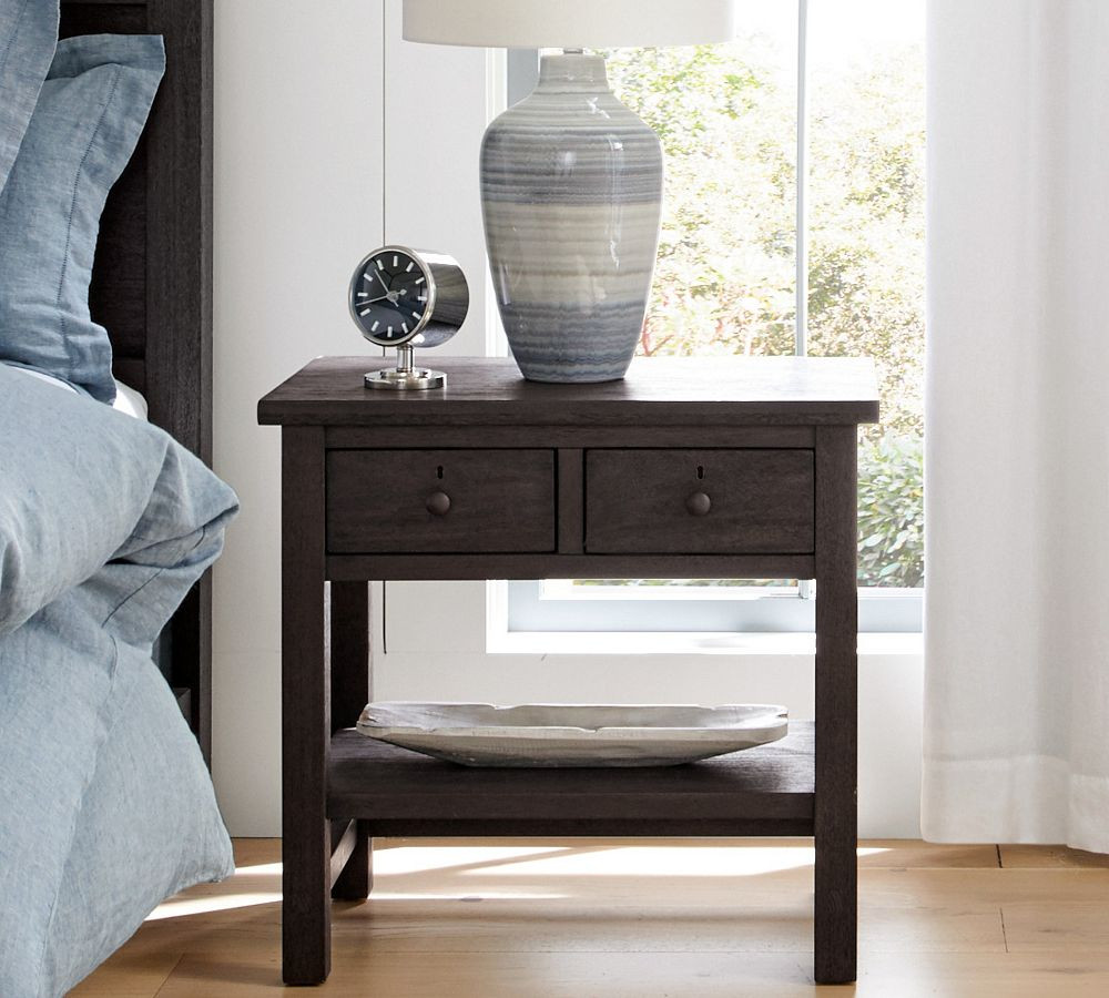 Farmhouse 2-Drawer Nightstand (28.5") | Pottery Barn (US)