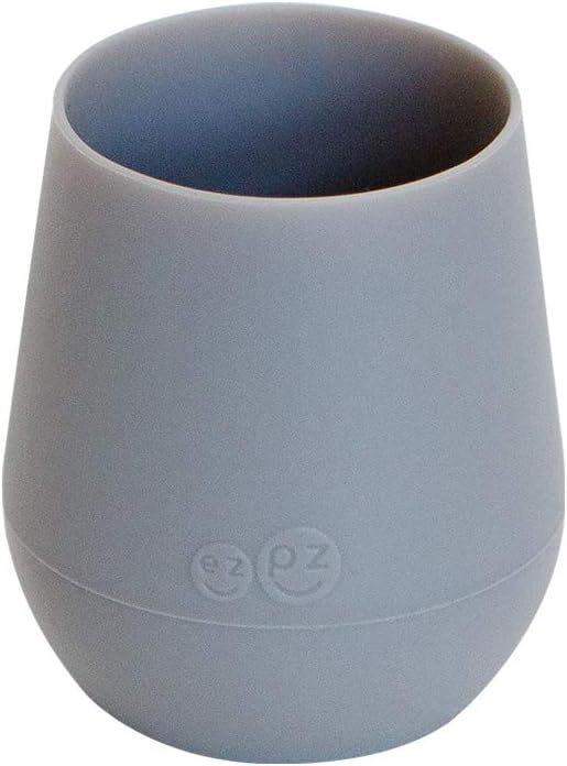 ezpz Tiny Cup (Gray) - 100% Silicone Training Cup for Infants - Designed by a Pediatric Feeding S... | Amazon (US)