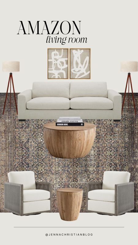 Cozy living room vibes all from Amazon!

Transitional decor, loloi rug, drum table, neutral home 

#LTKSaleAlert #LTKHome #LTKStyleTip