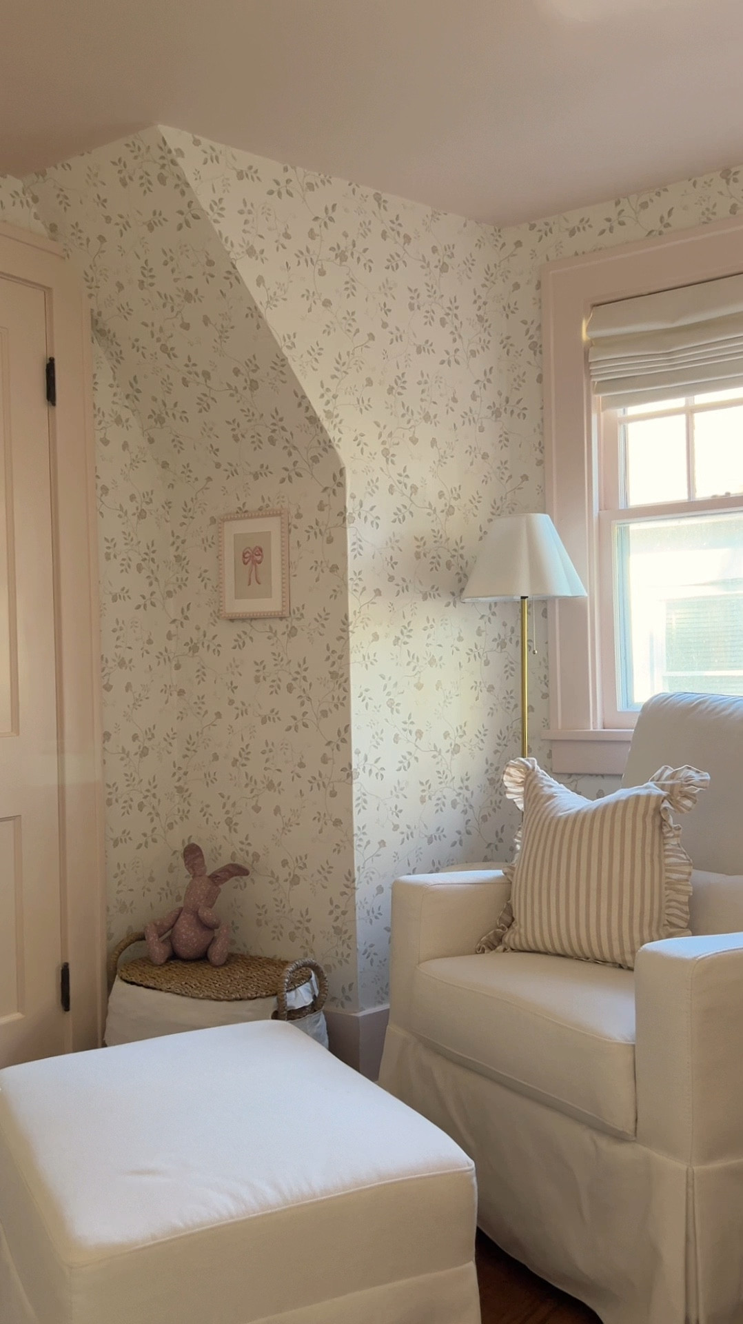 Baby girl’s nursery 🎀🧸 #nursery #girlnursery 

#LTKHome #LTKFamily #LTKBaby