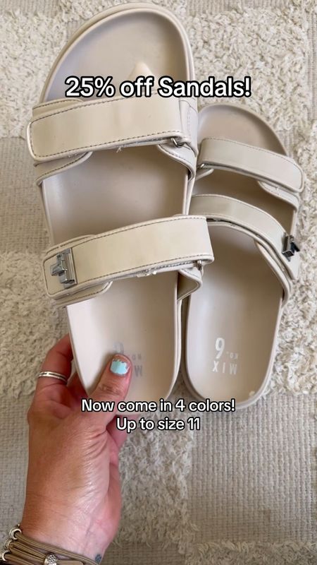 25% off sandals! Both pairs now come in more colors!!! Code: SANDALREADY


#LTKVideo #LTKsalealert #LTKshoecrush