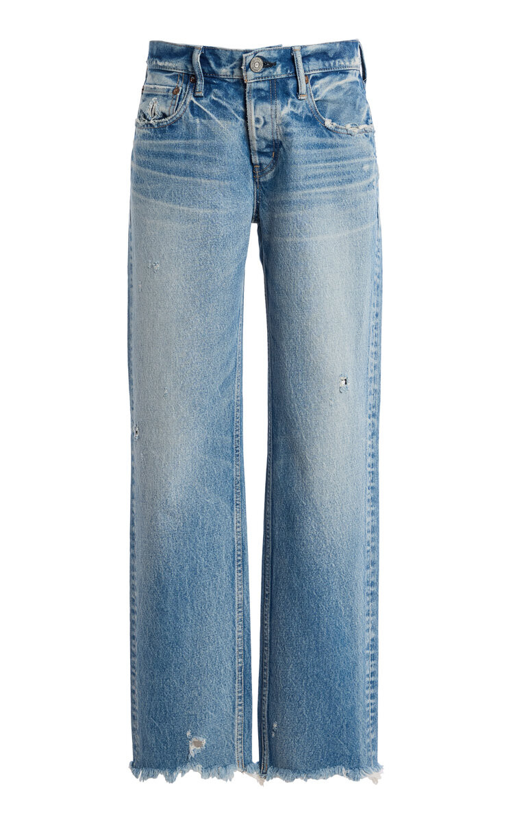 Mattapan Rigid Low-Rise Straight-Leg Jeans | Moda Operandi (Global)