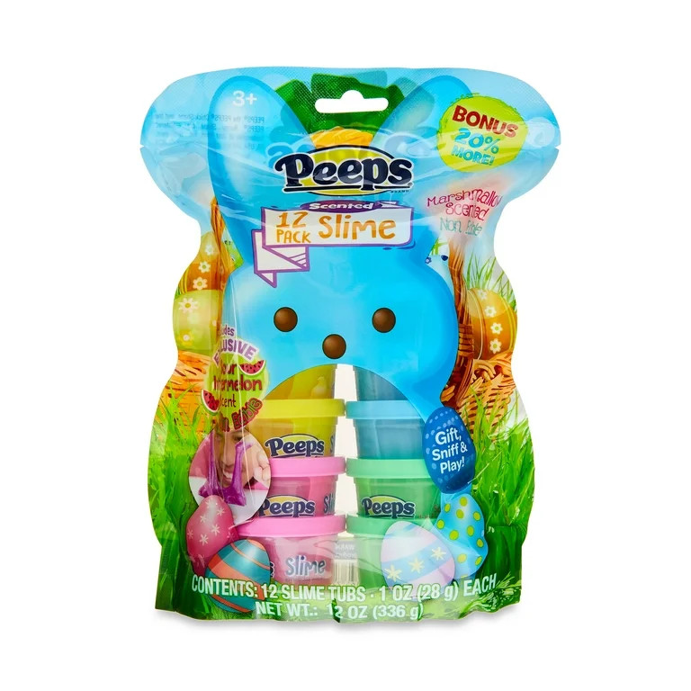 PEEPS® 12 Pack x 1oz Marshmallow Scented Slime - Walmart.com | Walmart (US)