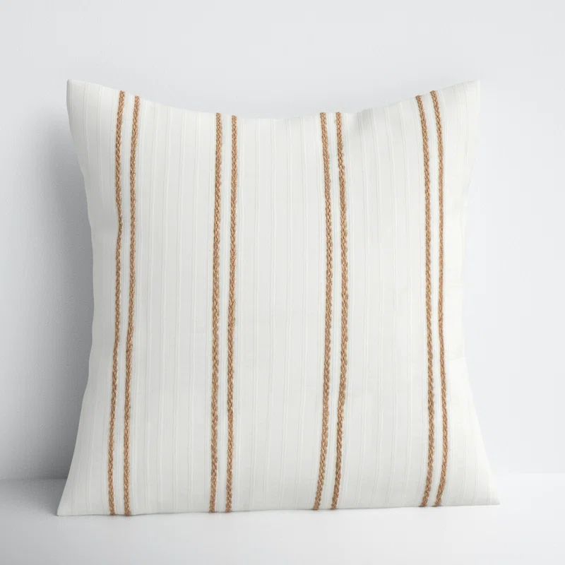 Bren Striped Cotton Throw Pillow | Wayfair North America