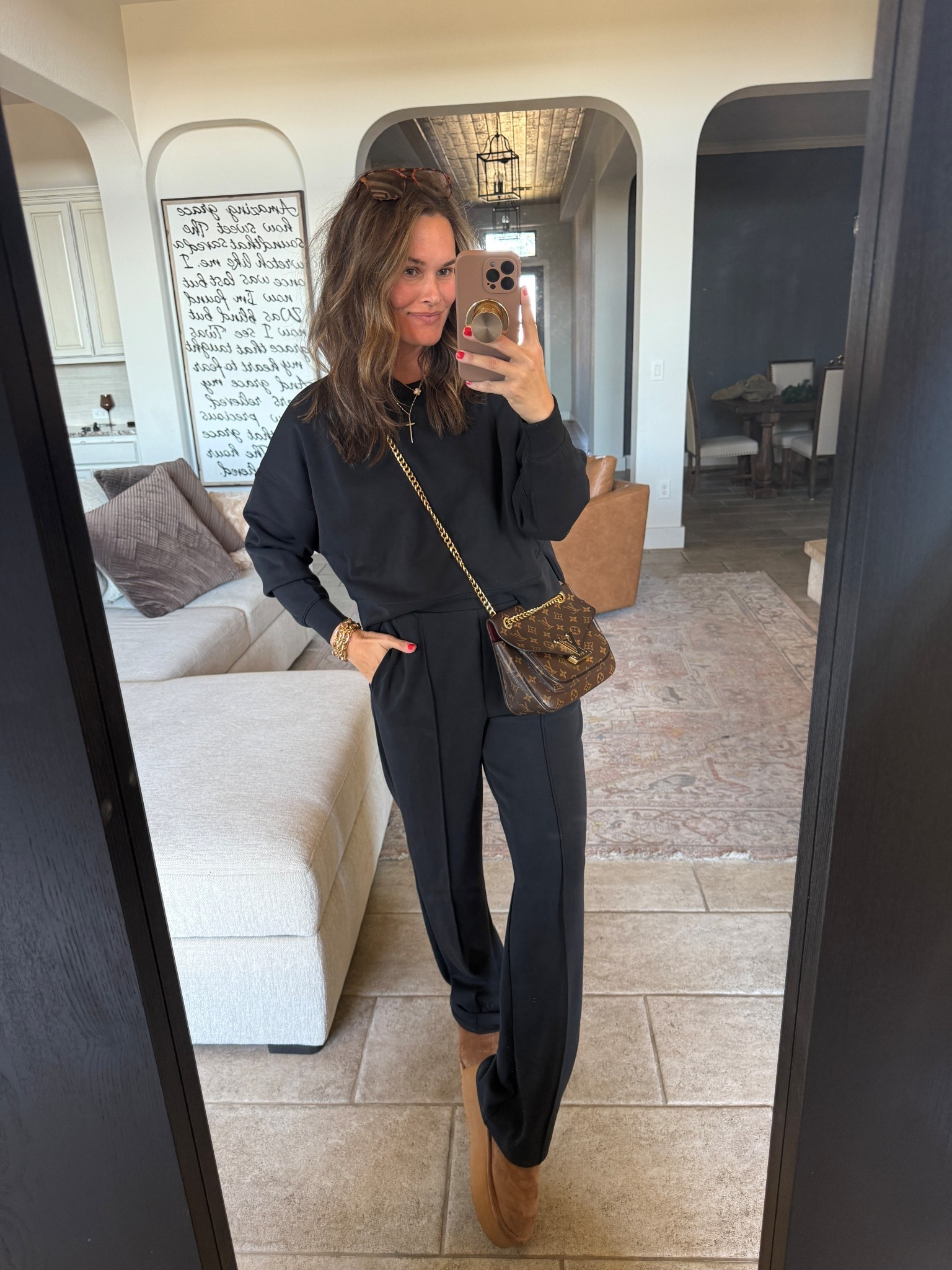 The most lux set from kohls’ reminds me of Lulu but a fraction of the cost- and the cozy look for less Walmart shoes #casualoutfit #matchingset #casualoutfit #loungeset

#LTKootd #LTKgrwm #LTKActive