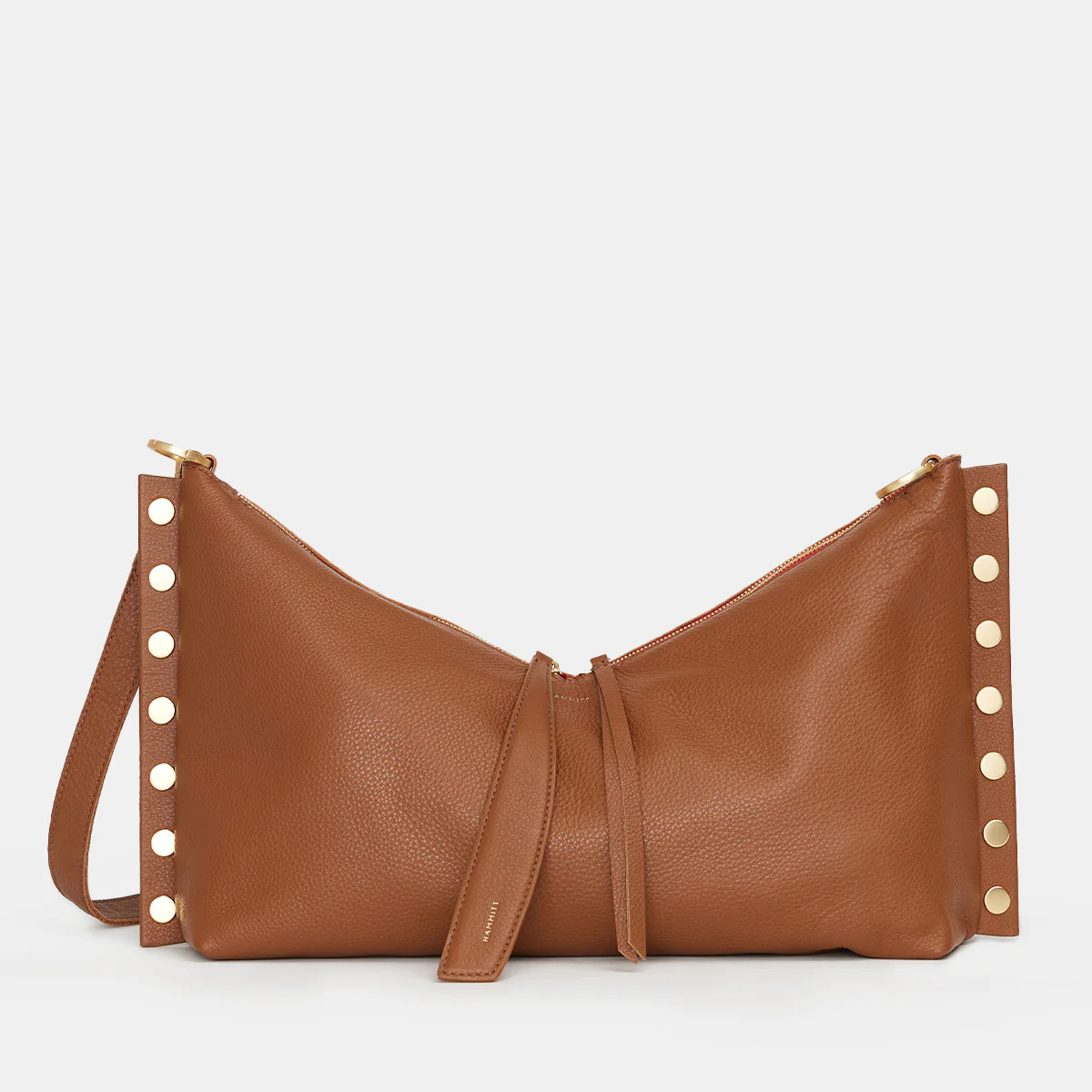 Mr. G | Mahogany Pebble/Brushed Gold Red Zip 840220510718 | Hammitt (US)