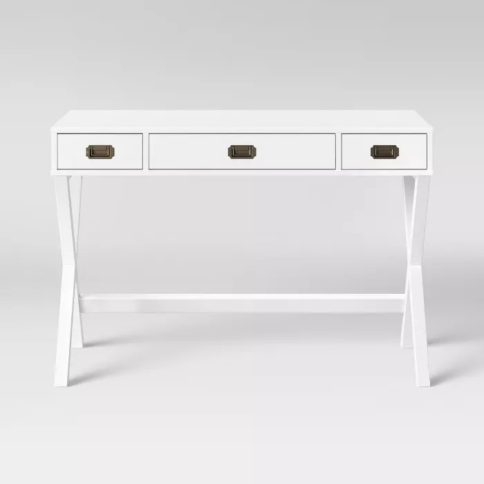 Campaign Wood Writing Desk with Drawers - Threshold™ | Target