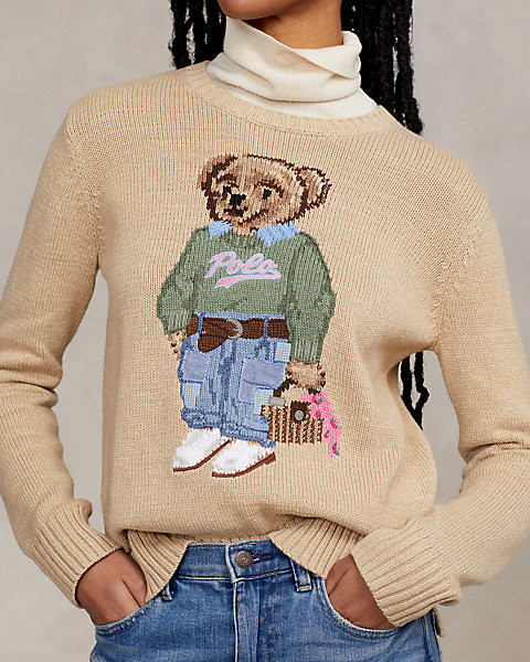 Maglia New Orleans Polo Bear da Women | Ralph Lauren® IT | Ralph Lauren (IT)