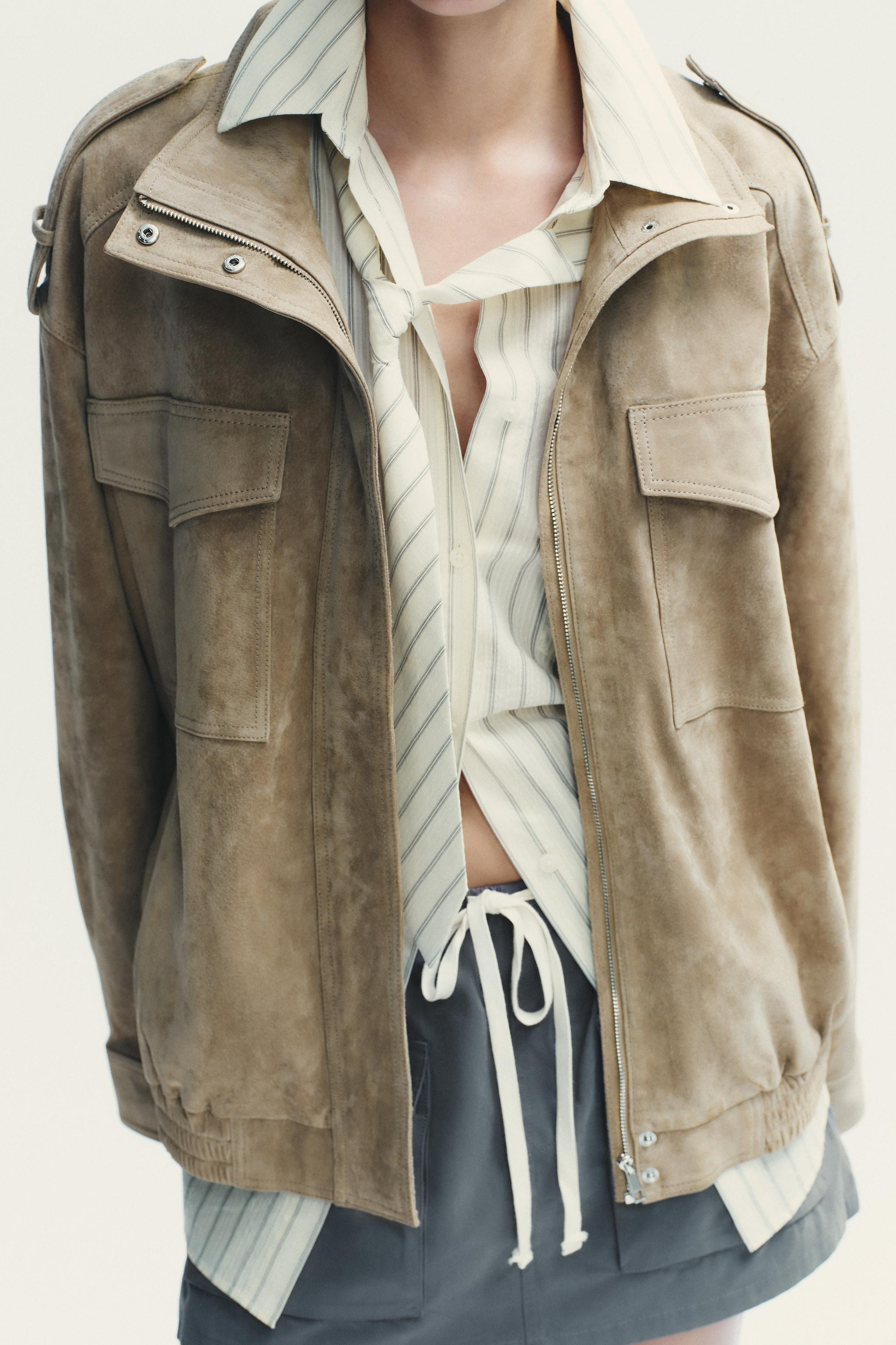 SUEDE LEATHER JACKET | Zara US