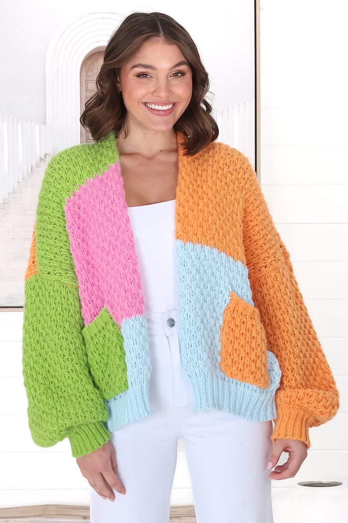 Stacey Cardigan - Orange | Salty Crush