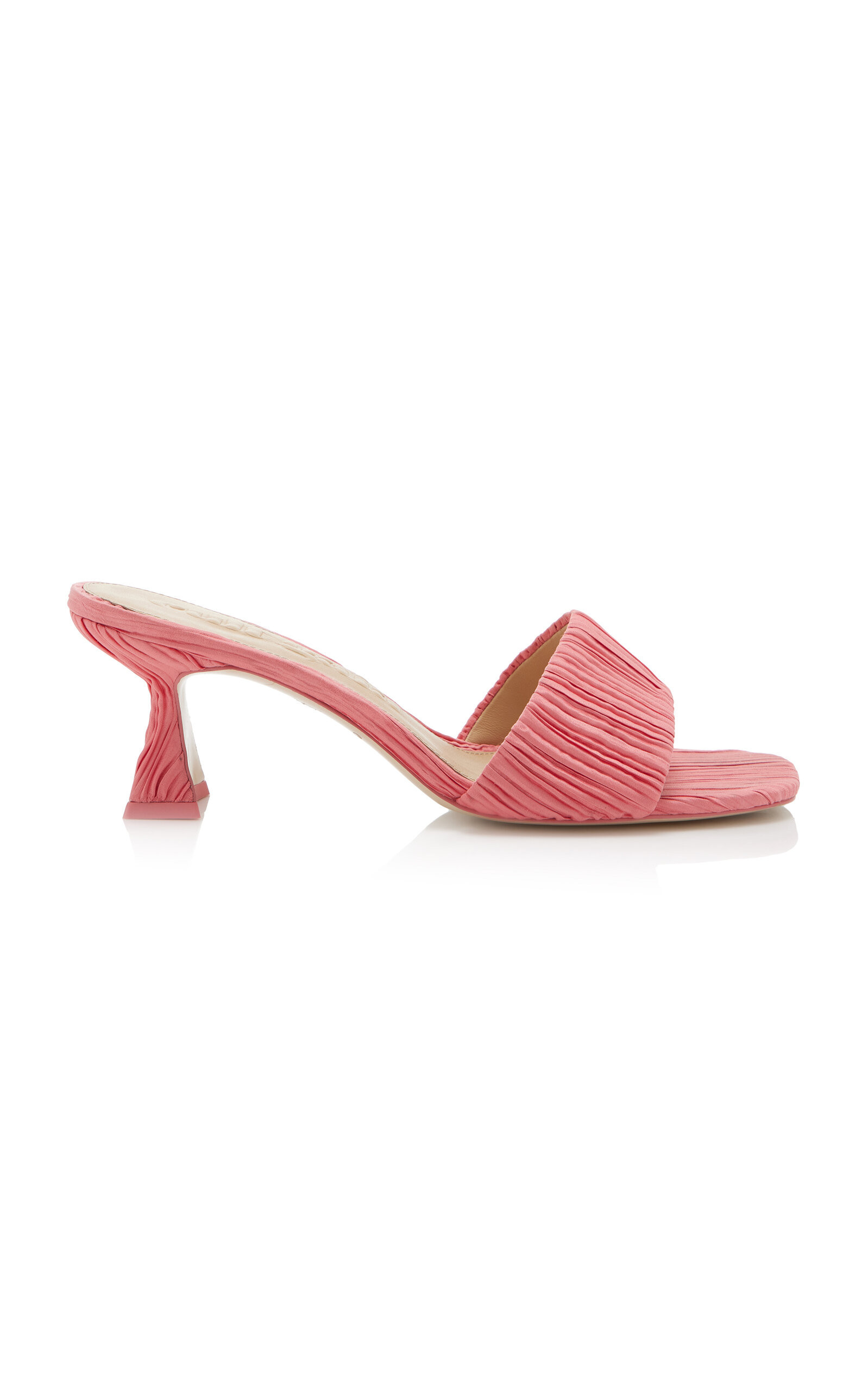 Cult Gaia - Aria Plisse Sandals - Pink - IT 39.5 - Moda Operandi | Moda Operandi (Global)