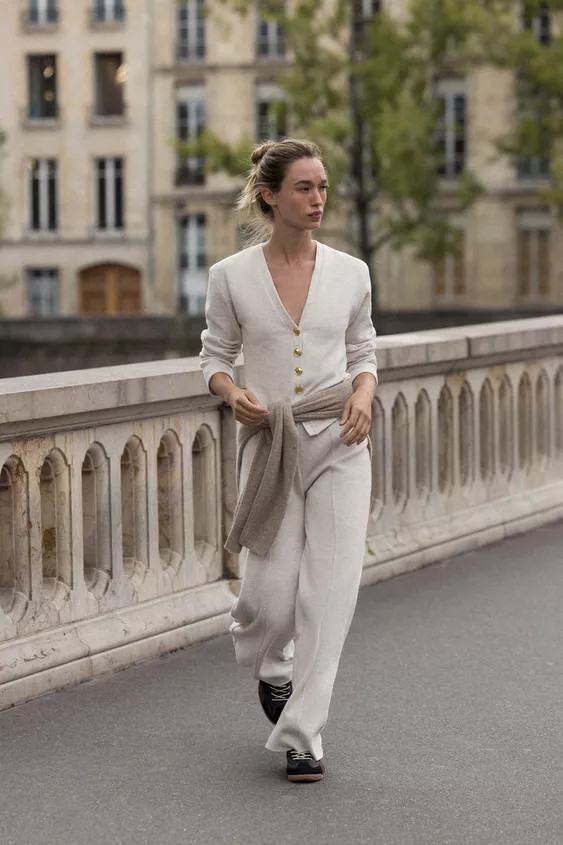 SOFT TOUCH PALAZZO PANTS | Zara US