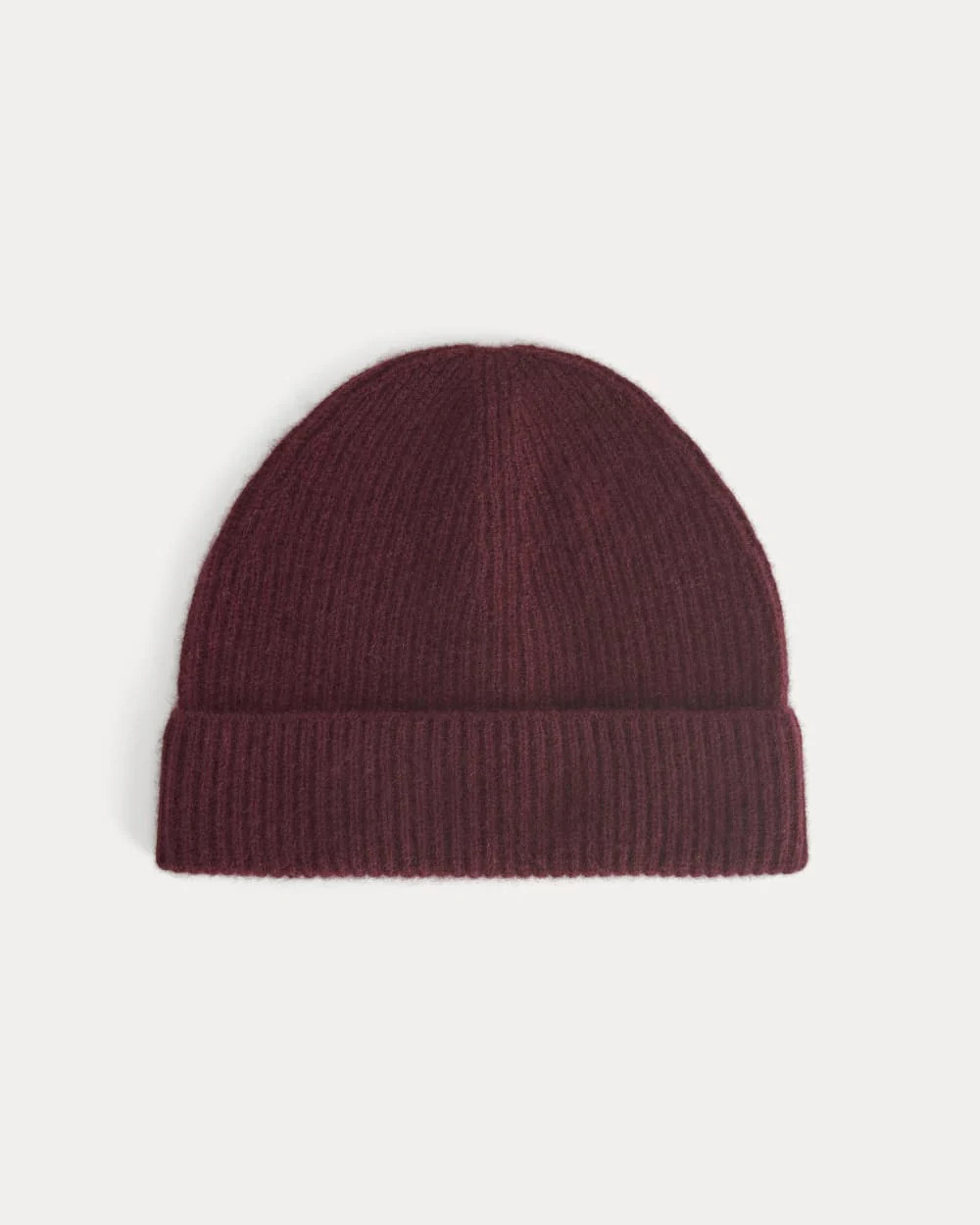 The Cashmere Ribbed Beanie | Wine | Everlane
