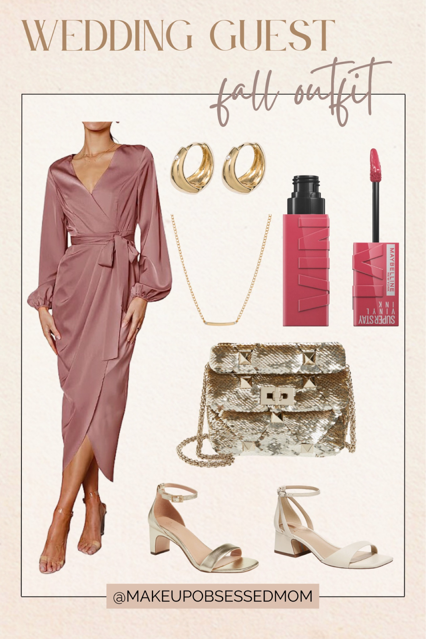 Here's an elegant and stylish wedding guest outfit you can copy!
#falloutfit #formalwear #petitefashion #midlifestyle

#LTKwedding #LTKover40 #LTKstyletip