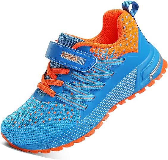 KUBUA Kids Sneakers for Boys Girls Running Tennis Shoes Lightweight Breathable Sport Athletic | Amazon (US)