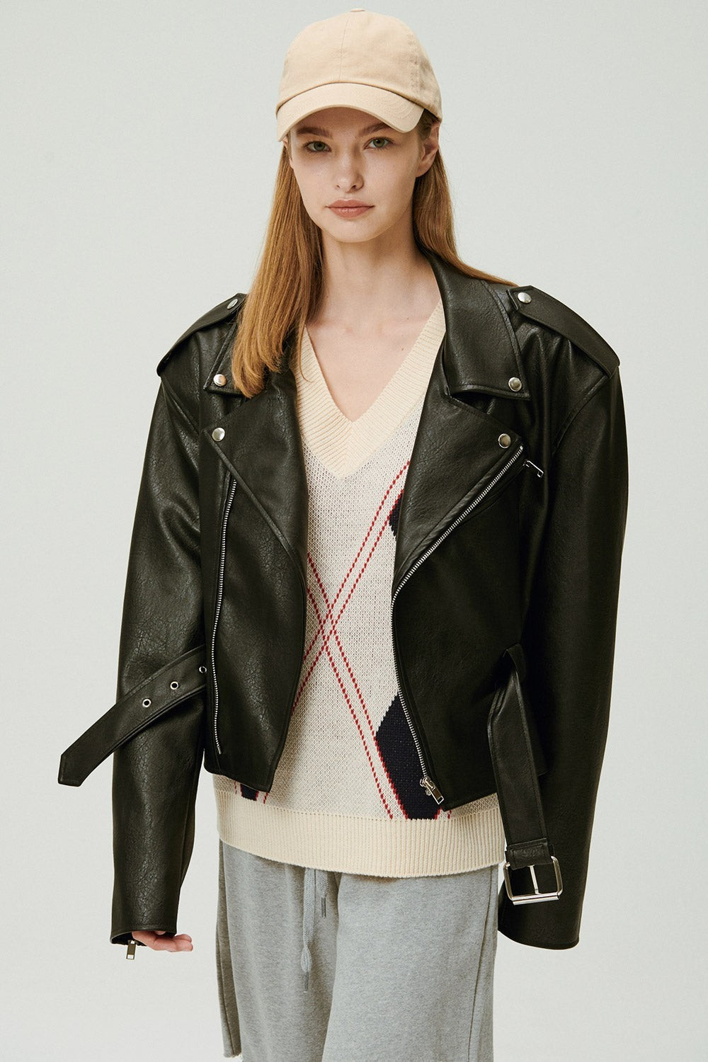 Megan Oversized Rider Jacket | Storets (Global)