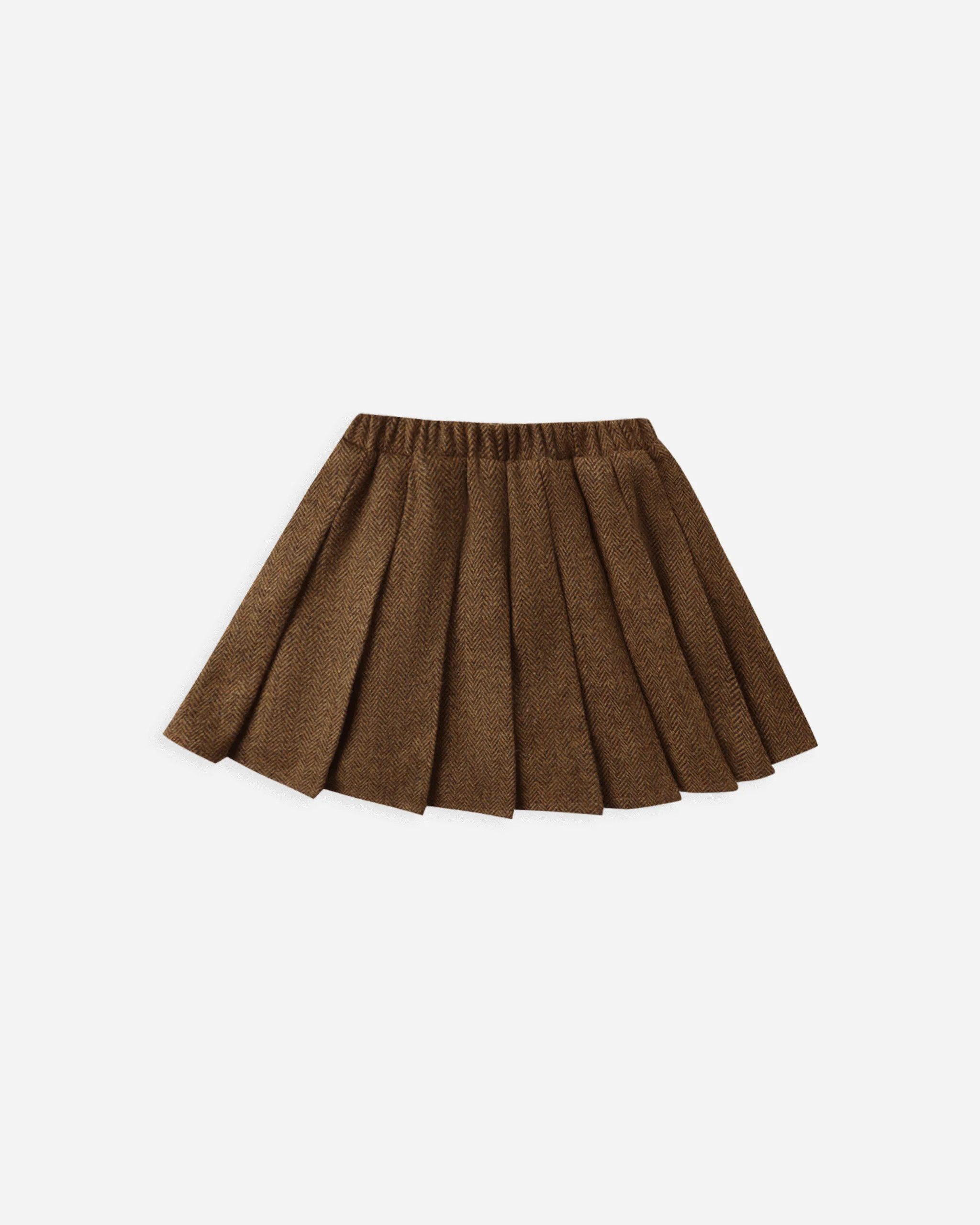 Pleated Mini Skirt || Rustic Plaid | Rylee + Cru