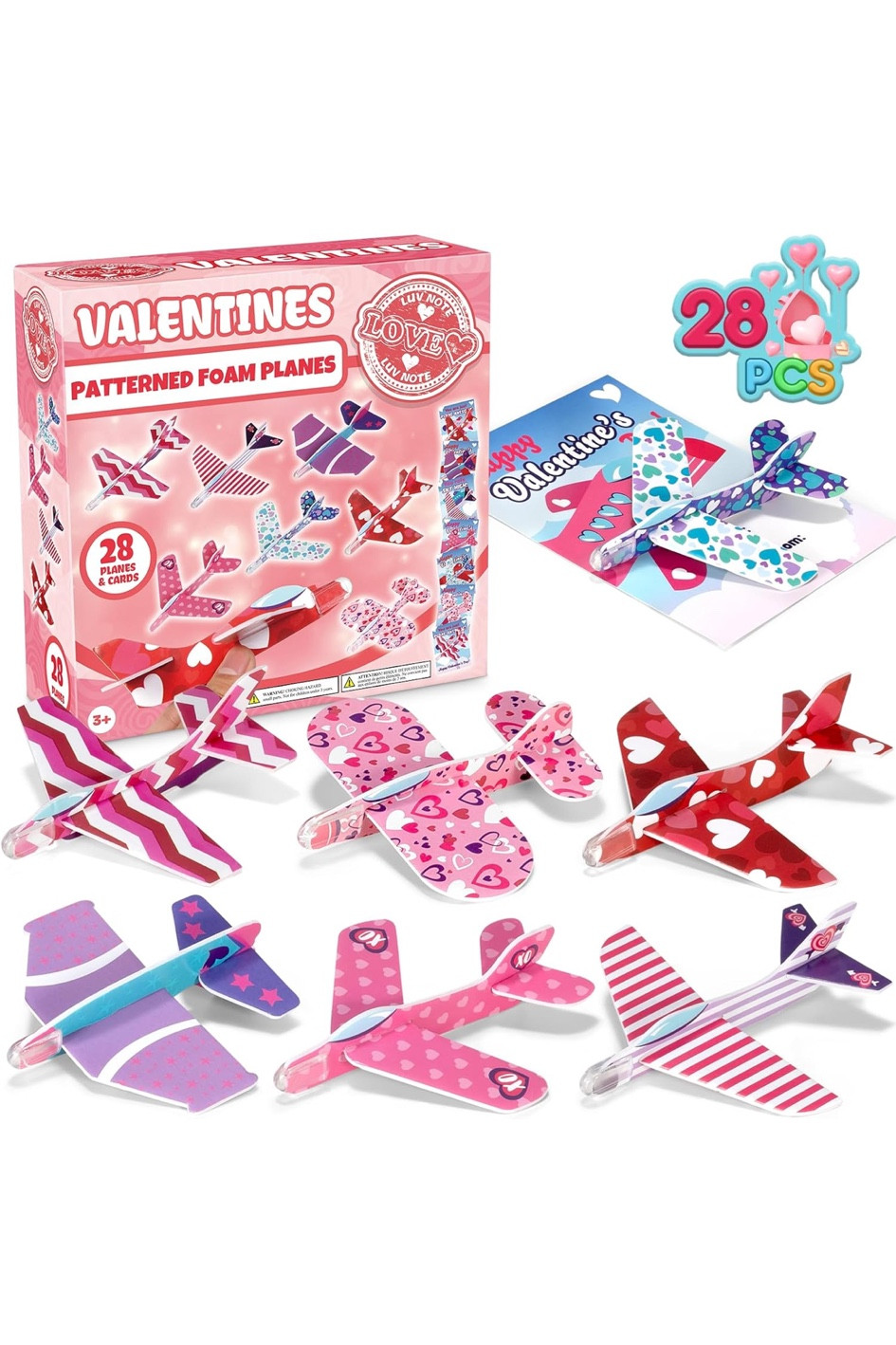 Valentines Day Cards for Kids School with Foam Airplane

#LTKGiftGuide #LTKKids #LTKSeasonal