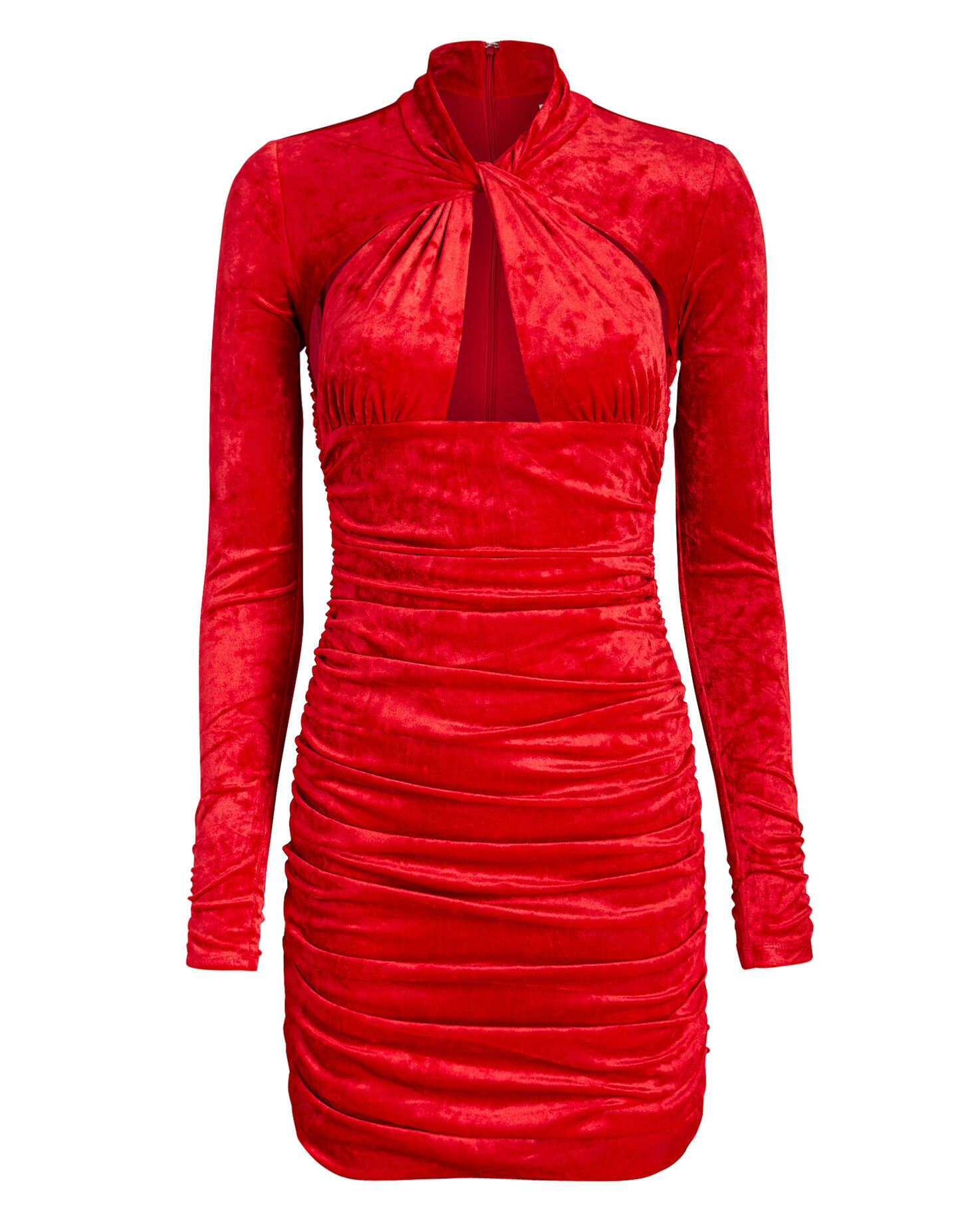 Arsenia Cut-Out Velvet Mini Dress | INTERMIX