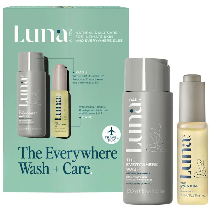 The Mini Everywhere Wash + Oil Set - pH Balanced with Prebiotics + Vitamins | Sephora (US)