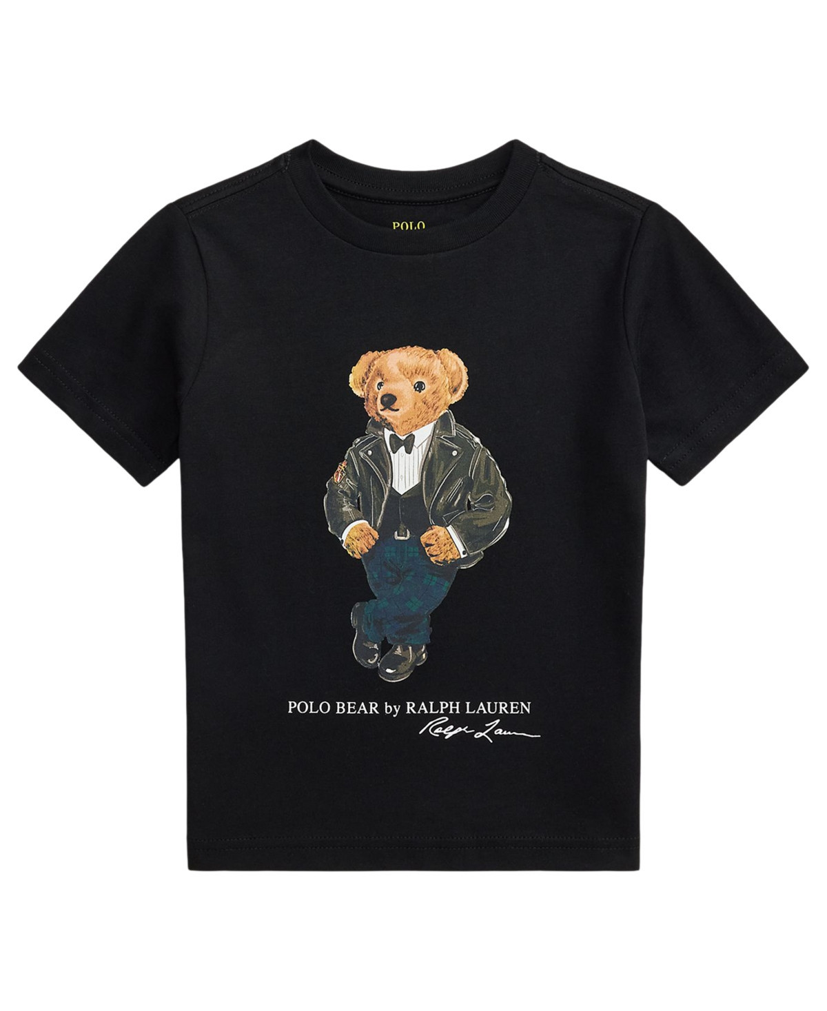 Polo Ralph Lauren Boys' 2T-7 Polo Bear Graphic T-Shirt - Black | Macy's
