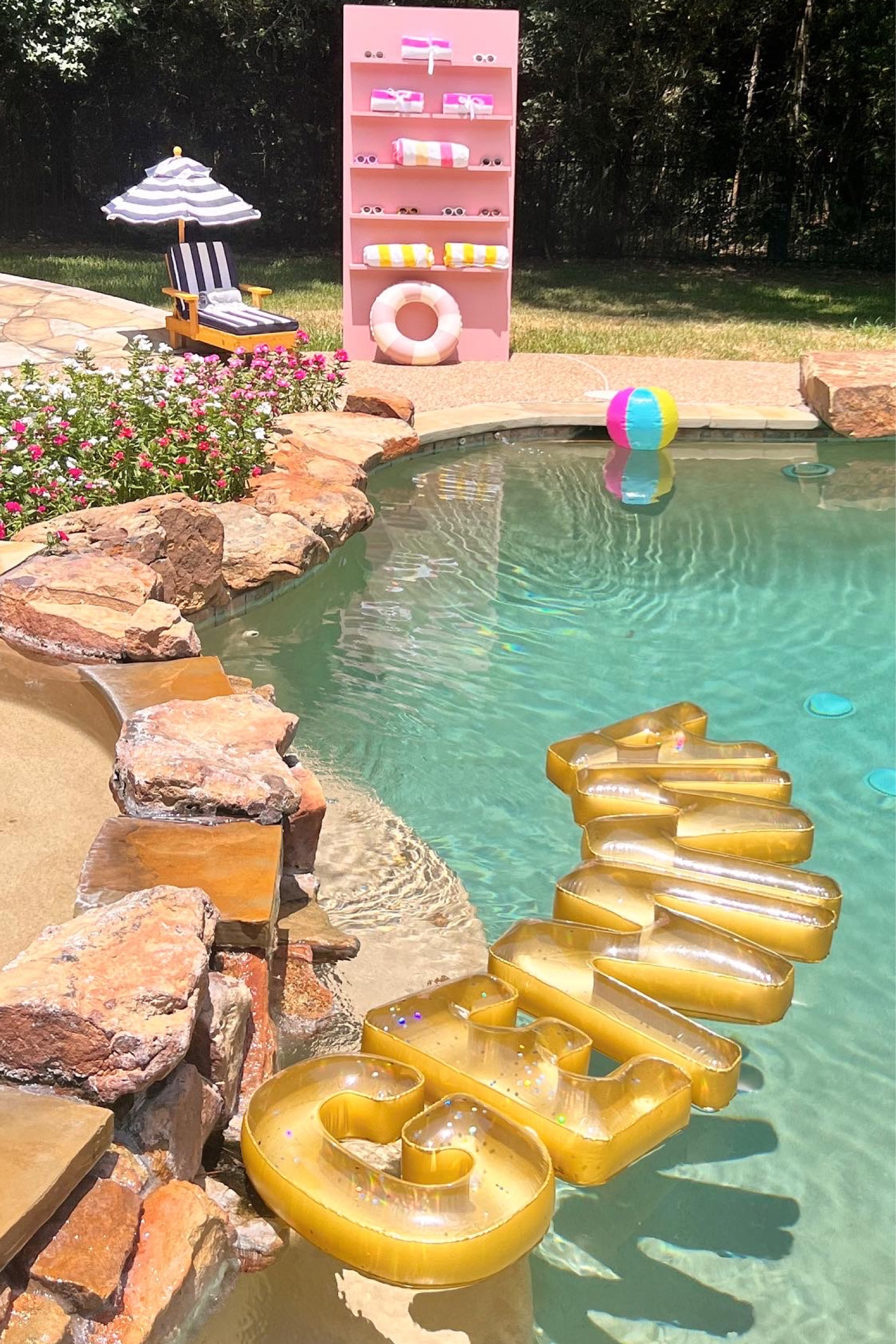 Summer 
Baby Pool lounger 
Letter floats 
Pool floats 
Amazon finds 
#LTKFind

#LTKswim #LTKparties