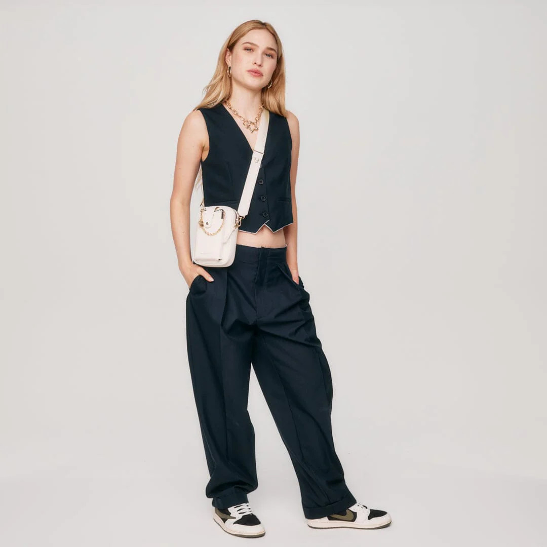 Dillon Bag - Ivory/Gold | Bandolier