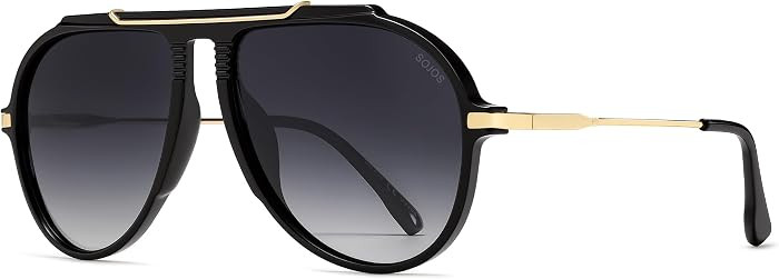 SOJOS Retro Oversized 70s Aviator Sunglasses Women Men SJ2693 | Amazon (US)