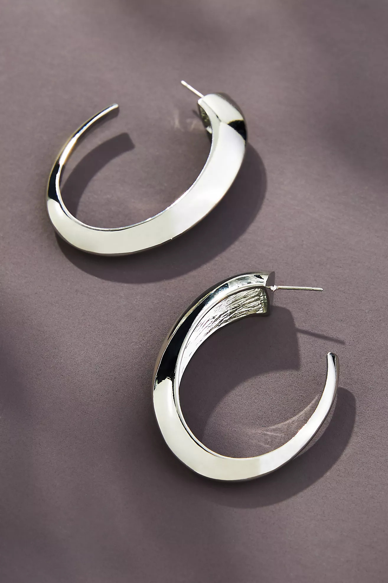 Thick Open Hoop Earrings | Anthropologie (US)