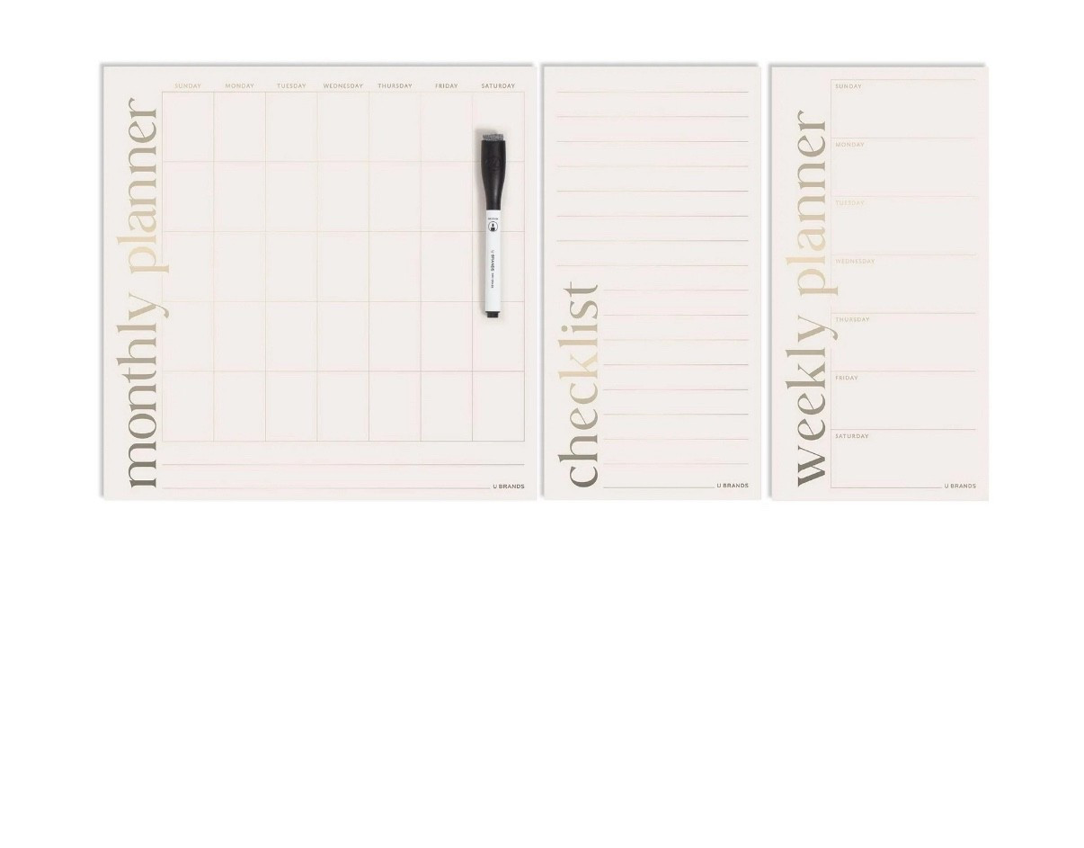 Magnetic fridge calendar weekly planner and checklist for orgnanization 

#LTKGiftGuide #LTKHome #LTKFindsUnder50