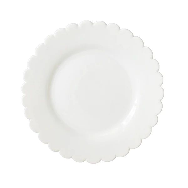Scalloped Salad Plate, White | The Avenue