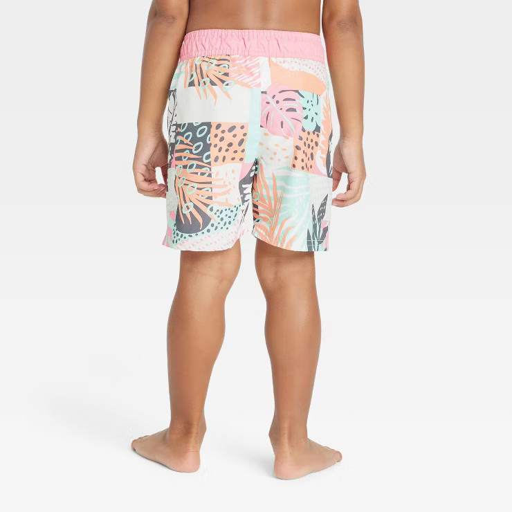 Toddler Boys' Leaf Swim Shorts - Cat & Jack™ | Target