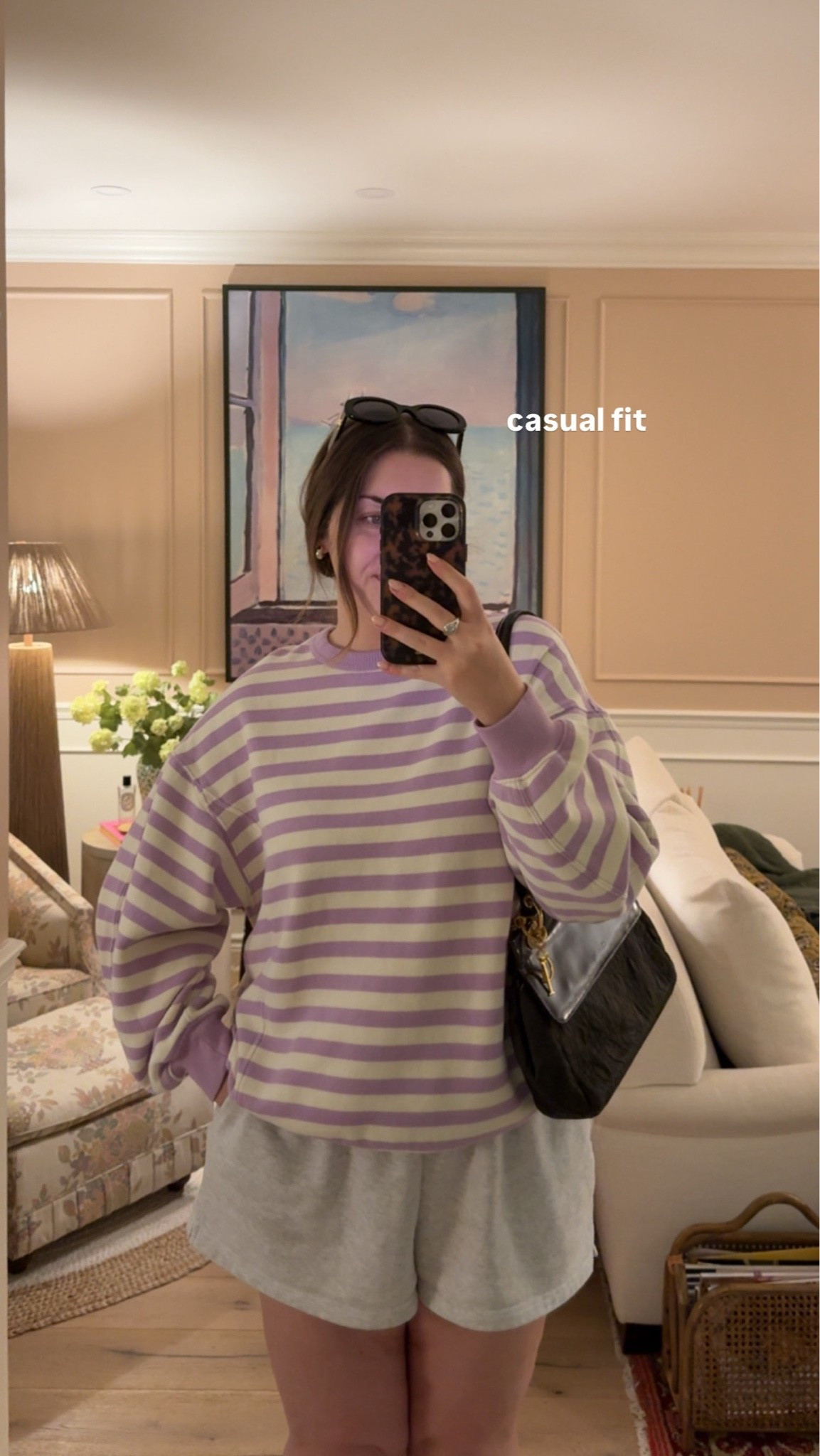 Casual outfit / sweatshirt and shorts / everyday outfit

Sizing: M in sweatshirt / L in shorts

#LTKsummer #LTKmidsize #LTKstyletip