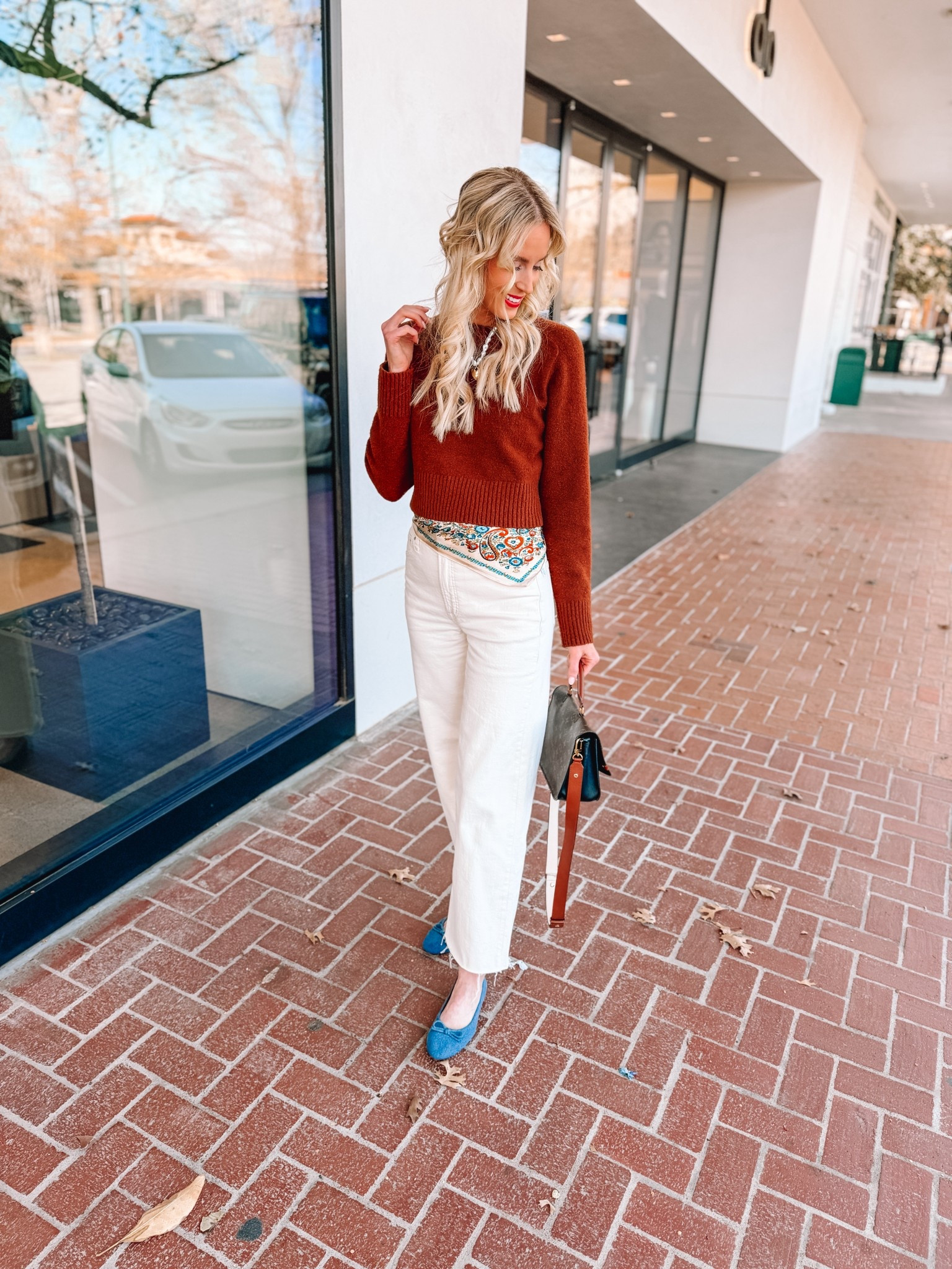 Madewell / Wide leg jeans / Ballet flats / Spring outfit / Classic style 

#LTKgrwm #LTKootd