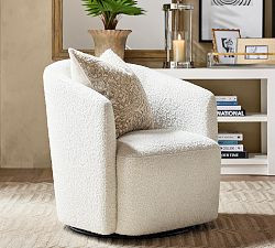 Preston Swivel Chair | Pottery Barn (US)