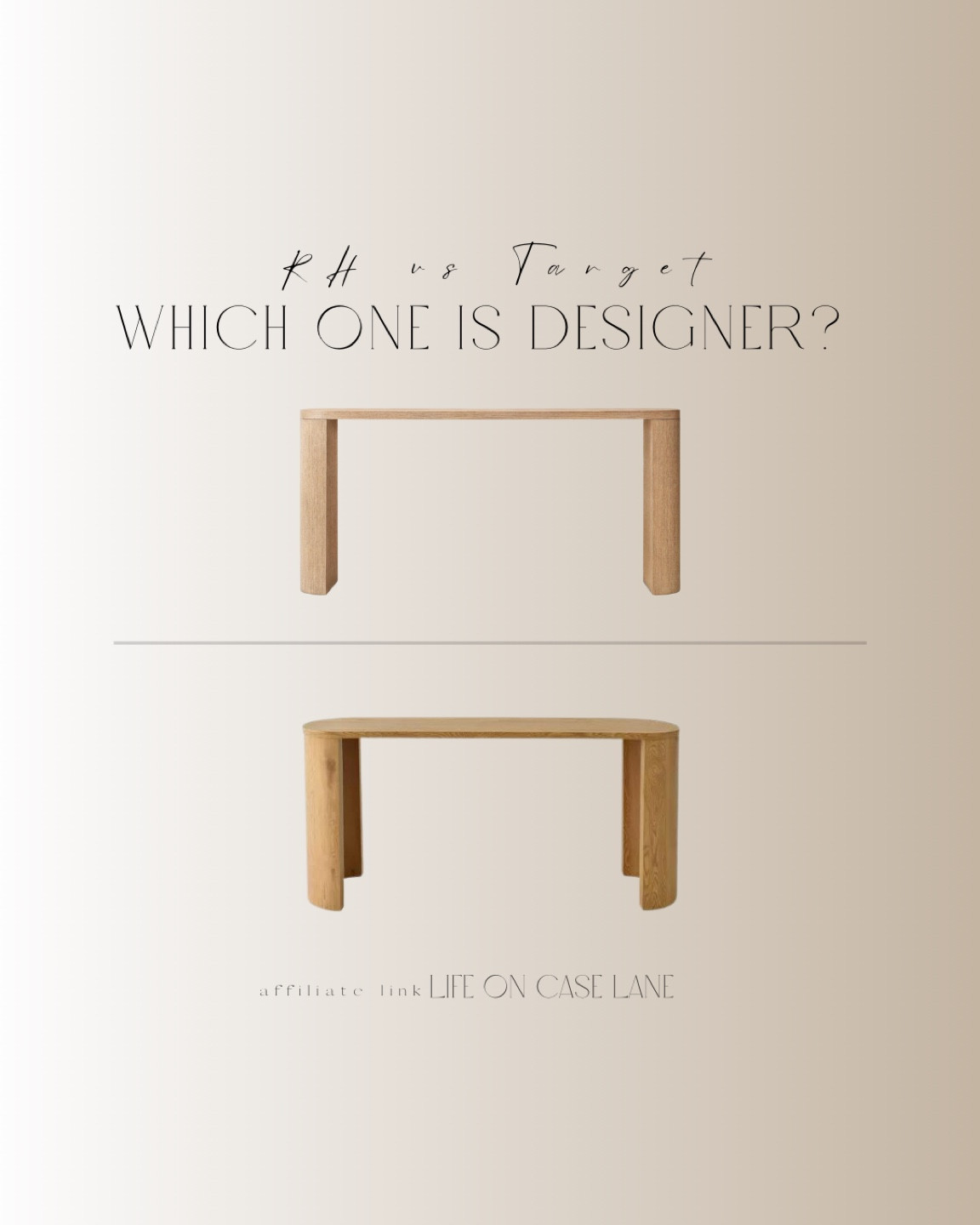 RH console table look alike, foyer table, entryway furniture, wood console table, home furniture, look for less. 

#LTKhome