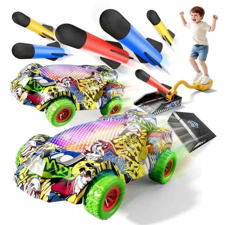 MAVOLIO Toddler Outdoor Toys for 3-6 Year Old Boys, 6 Foam Rockets & 2 Cars, 1 Launcher Outdoor Outside Toys for Kids Toddlers Boys, 3 4 5 6 Year Old Boy Birthday Gifts, Boy Toys for Ages 3-5 4-6 | Walmart (US)