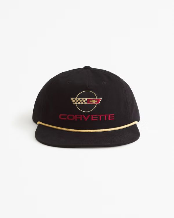 Men's Corvette Graphic Flat Bill Hat | Men's Accessories | Abercrombie.com | Abercrombie & Fitch (US)