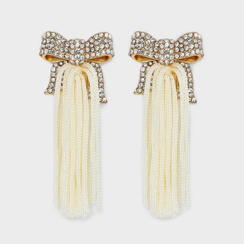 SUGARFIX by BaubleBar Bow and Tassel Statement Earrings | Target