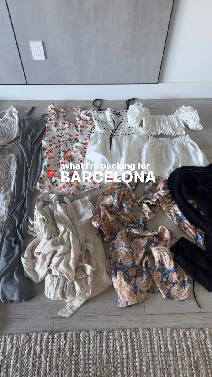What I’m packing for Barcelona! 

#LTKTravel #LTKSeasonal #LTKStyleTip
