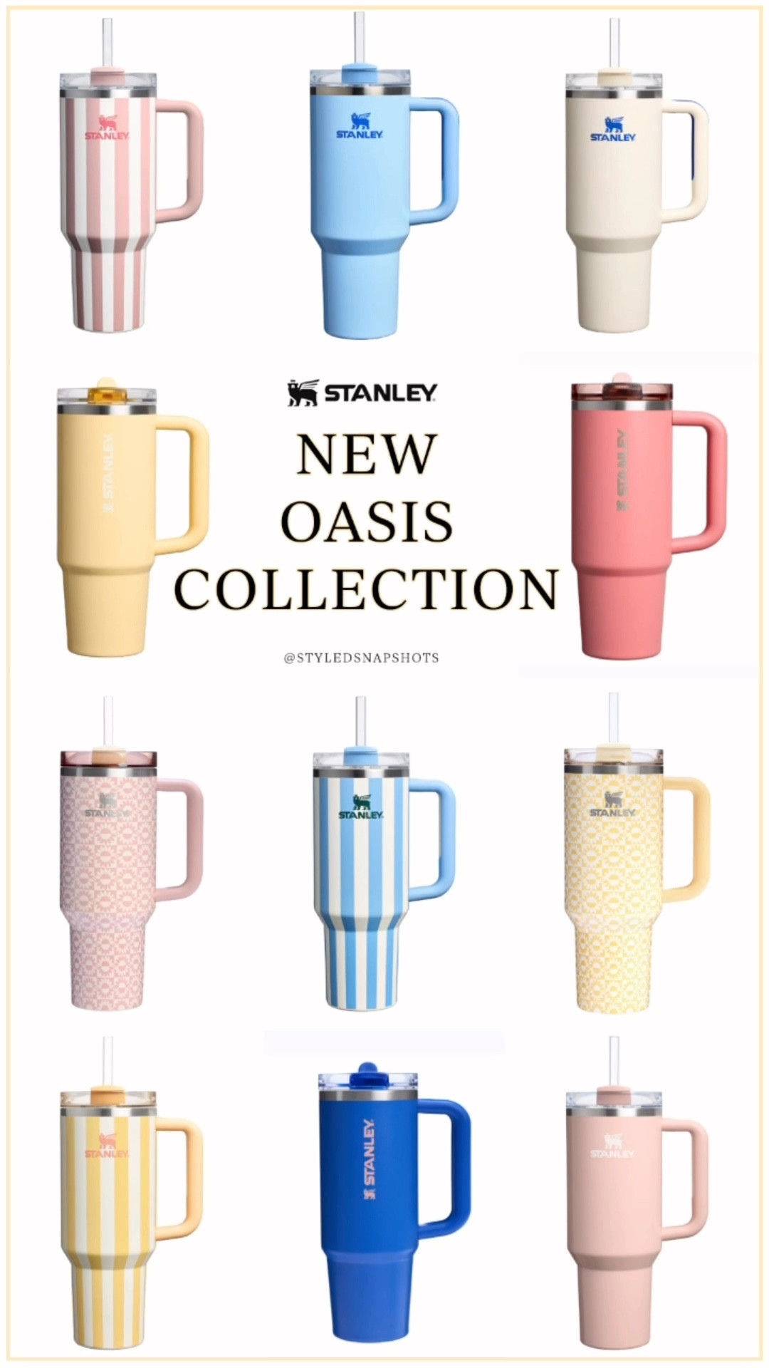 @stanley_brands new oasis collection! Love the colors and cabana stripes for spring & summer #stanleypartner

#LTKFindsUnder100 #LTKTravel #LTKGiftGuide