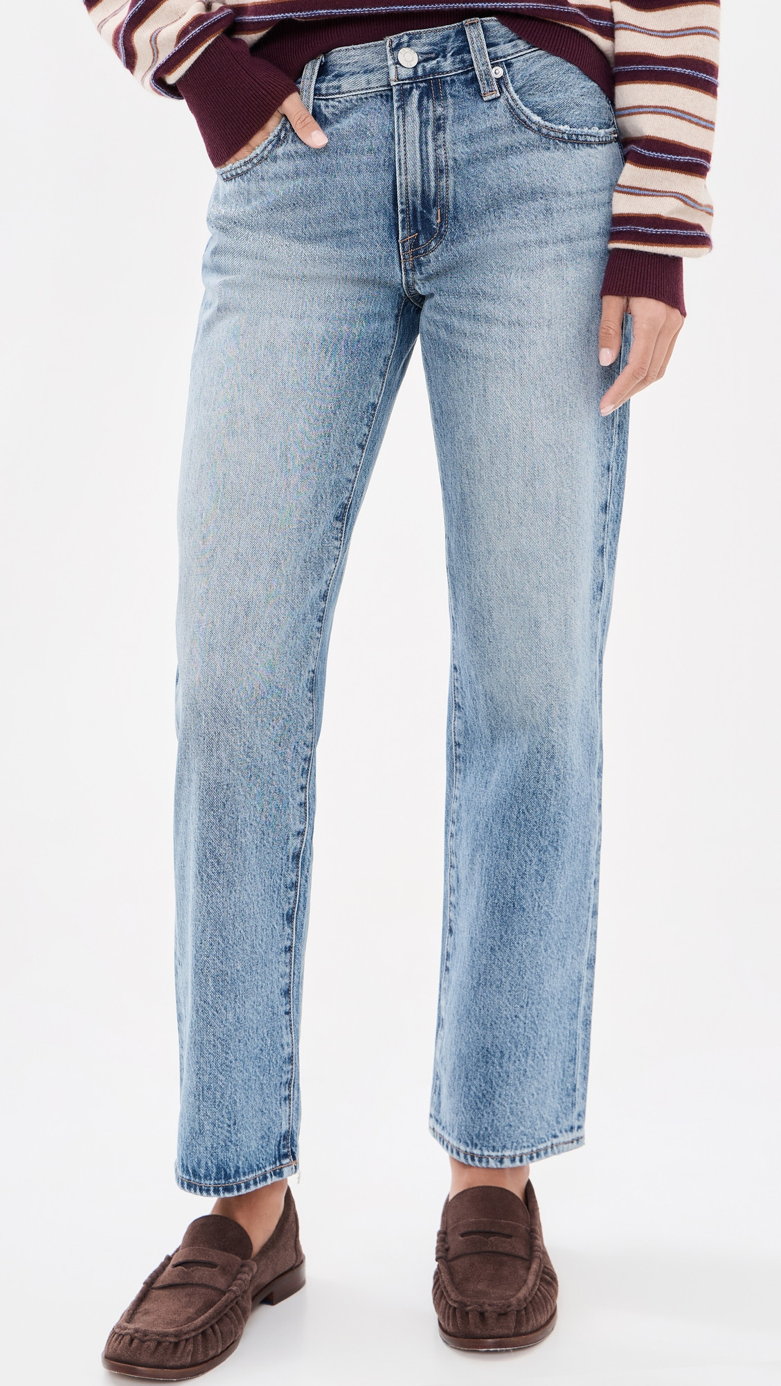 Pistola Issa Ankle Relaxed Ankle Straight Jeans Metropolis 29 | Shopbop