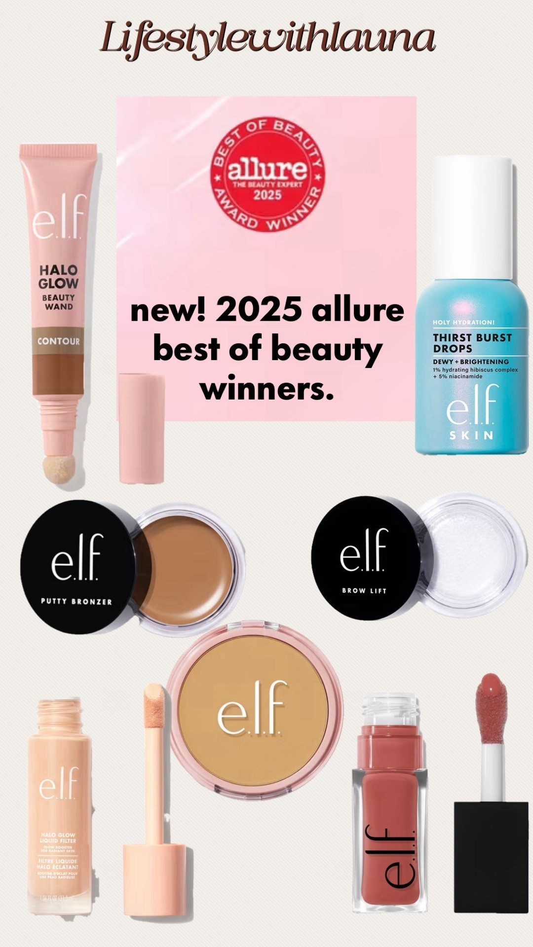 E.L.F. Makeup & Skincare - Allure Beauty Award Winners !
Makeup is always a fun stocking stuffer!

#giftguide #giftsforher #stockingstuffers 

#LTKCyberWeek #LTKGiftGuide #LTKBeauty