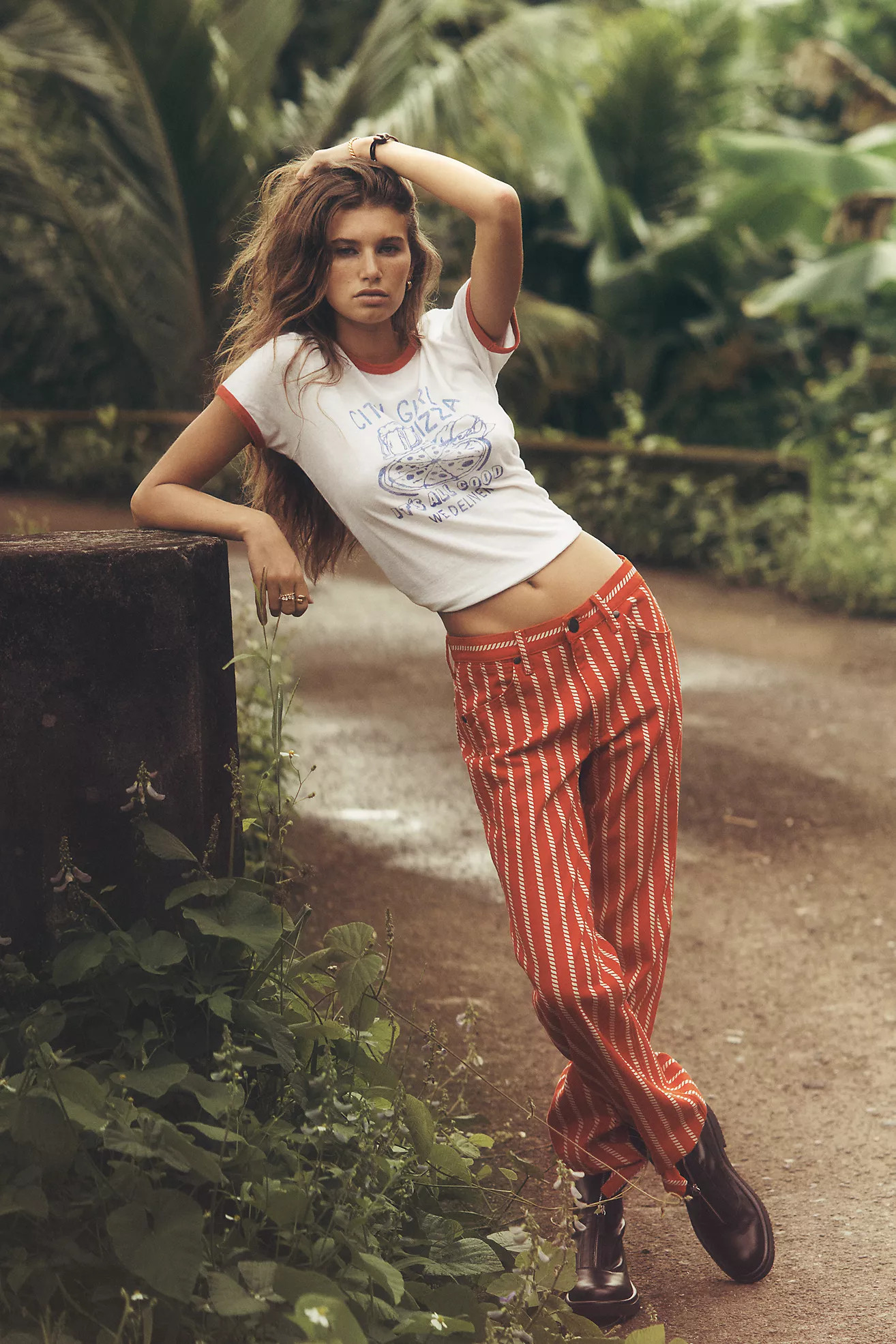 MOTHER The Lil Goodie Goodie Cotton Tee | Anthropologie (US)