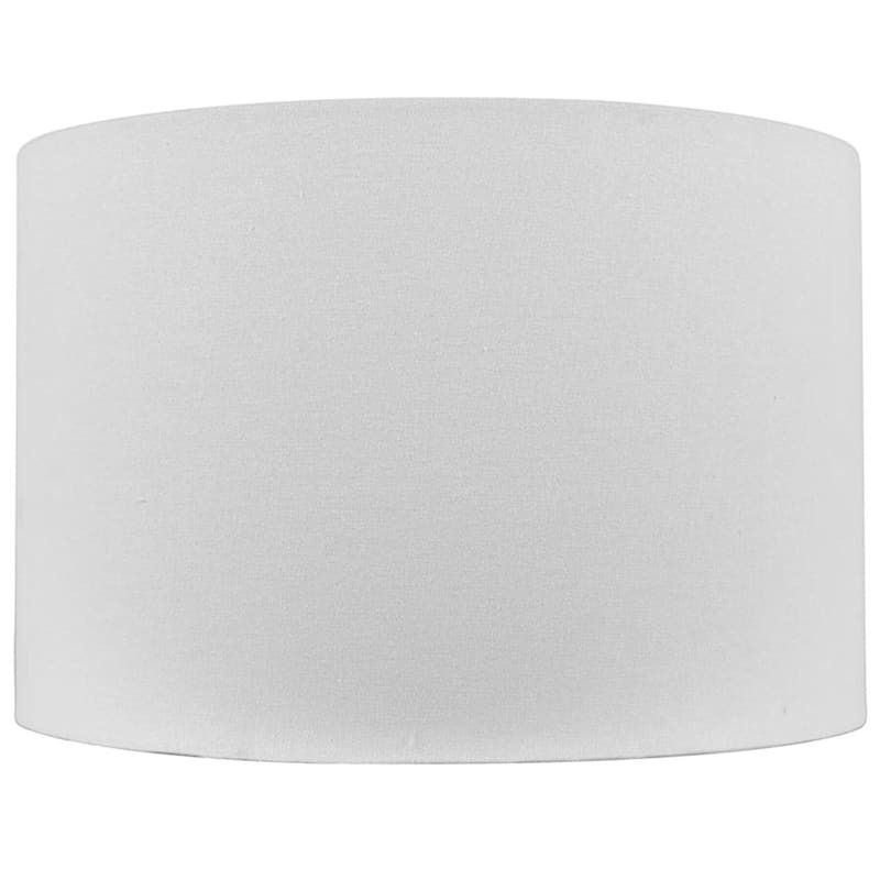 White Drum Lamp Shade, 10x14 | At Home